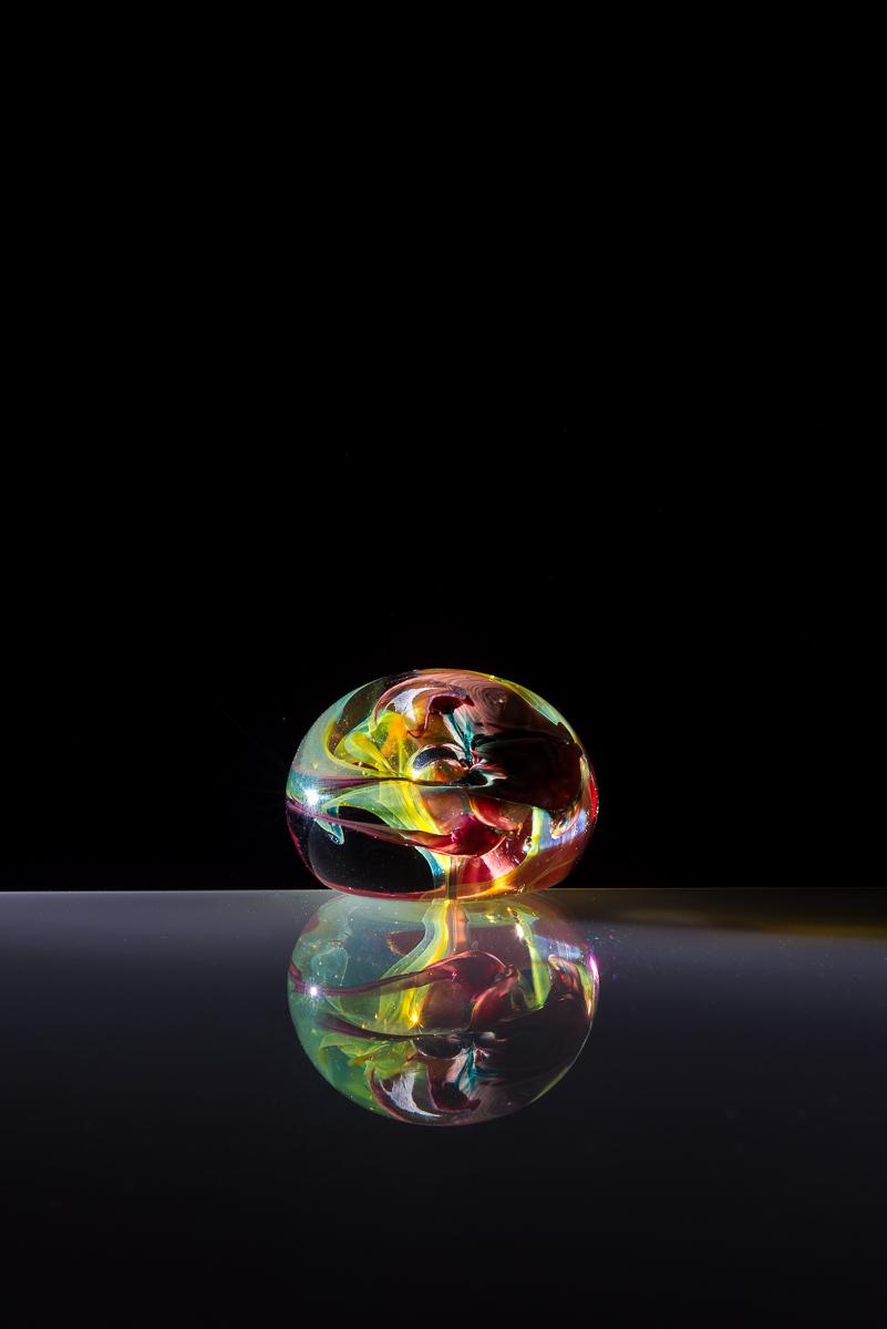 Nébuleuse en verre soufflé — Atelier Léon
