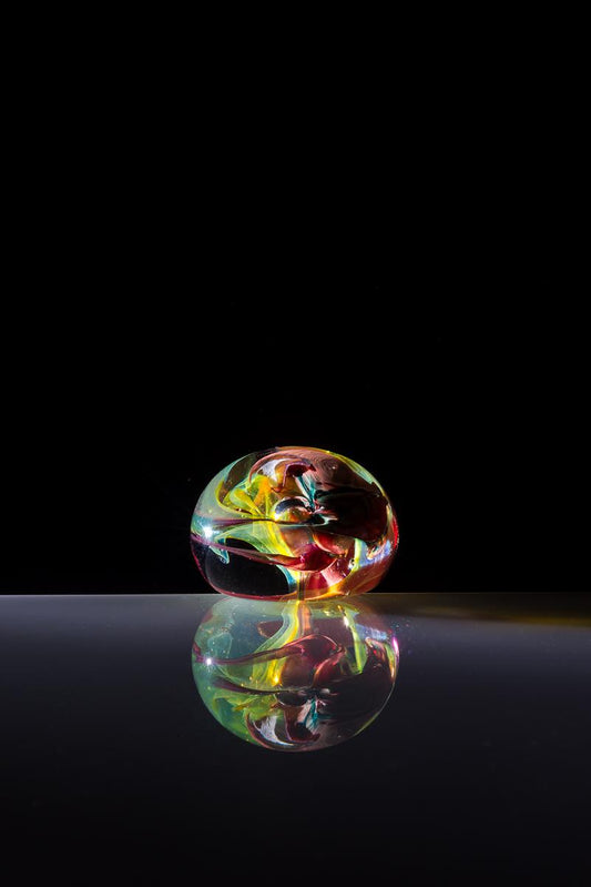 Nébuleuse en verre soufflé — Atelier Léon
