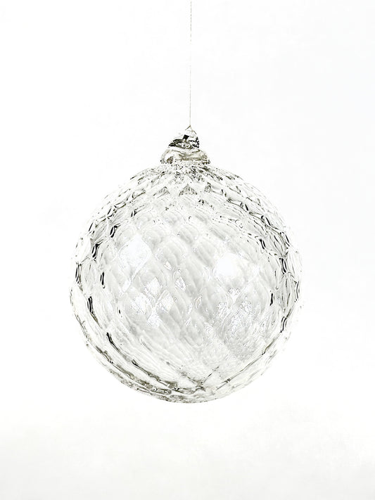 Boule de Noël en verre soufflé · cristal · Léon & Ulysse