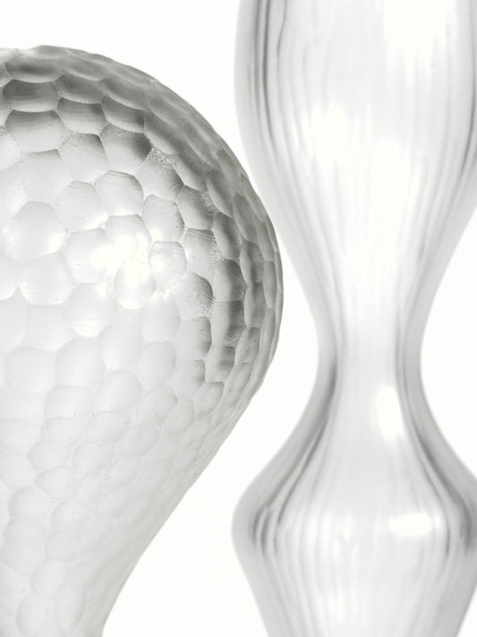 Duo de sculptures OLYMPE · 49.3 × 6.4 cm & 32 × 7.5 cm · Léon & Ulysse